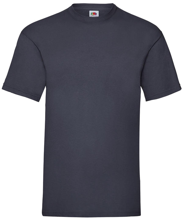 Deep Navy - Valueweight T T-Shirts Fruit of the Loom Must Haves, Plus Sizes, T-Shirts & Vests, Workwear Schoolwear Centres