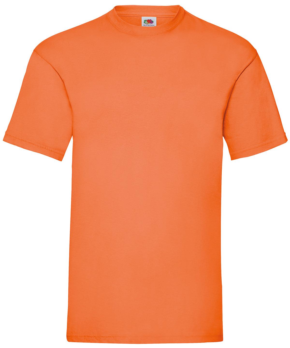 Orange - Valueweight T T-Shirts Fruit of the Loom Must Haves, Plus Sizes, T-Shirts & Vests, Workwear Schoolwear Centres