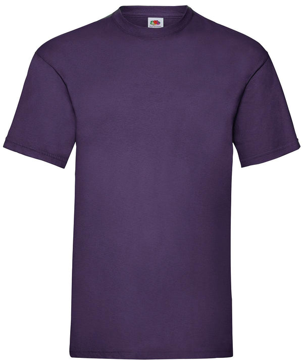 Purple - Valueweight T T-Shirts Fruit of the Loom Must Haves, Plus Sizes, T-Shirts & Vests, Workwear Schoolwear Centres