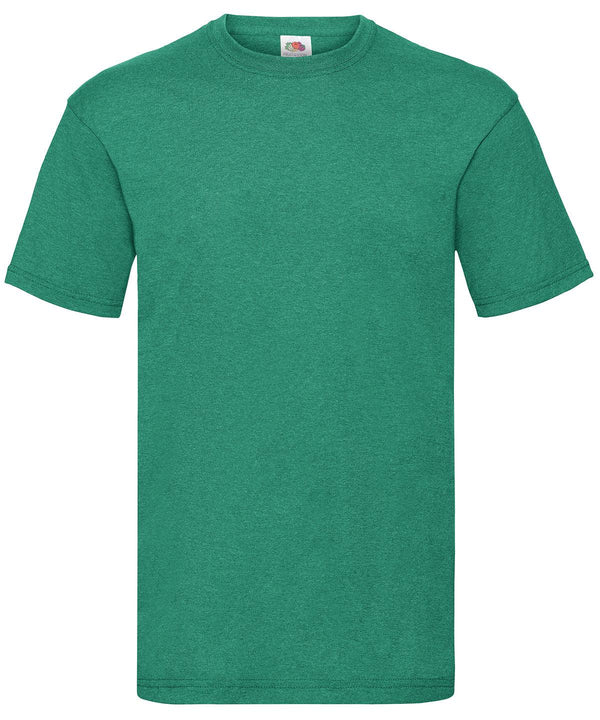 Retro Heather Green - Valueweight T T-Shirts Fruit of the Loom Must Haves, Plus Sizes, T-Shirts & Vests, Workwear Schoolwear Centres