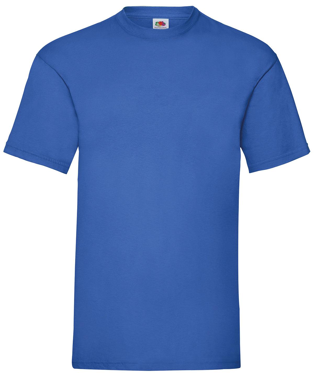 Royal Blue - Valueweight T T-Shirts Fruit of the Loom Must Haves, Plus Sizes, T-Shirts & Vests, Workwear Schoolwear Centres