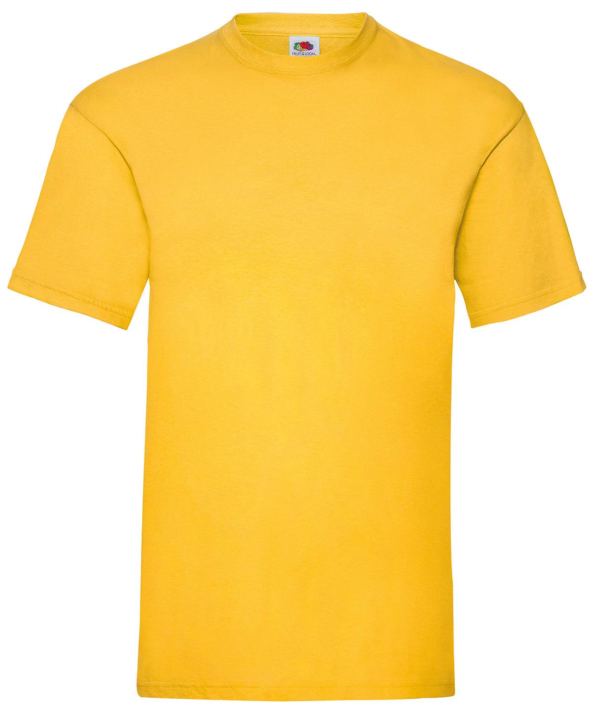 Sunflower - Valueweight T T-Shirts Fruit of the Loom Must Haves, Plus Sizes, T-Shirts & Vests, Workwear Schoolwear Centres