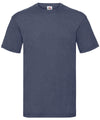 Vintage Heather Navy - Valueweight T T-Shirts Fruit of the Loom Must Haves, Plus Sizes, T-Shirts & Vests, Workwear Schoolwear Centres