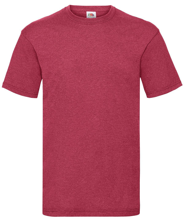 Vintage Heather Red - Valueweight T T-Shirts Fruit of the Loom Must Haves, Plus Sizes, T-Shirts & Vests, Workwear Schoolwear Centres