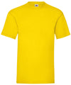 Yellow - Valueweight T T-Shirts Fruit of the Loom Must Haves, Plus Sizes, T-Shirts & Vests, Workwear Schoolwear Centres