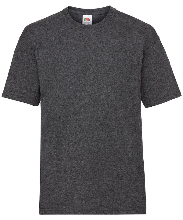 Dark Heather Grey - Kids valueweight T T-Shirts Fruit of the Loom Back to Education, Junior, Must Haves, Price Lock, T-Shirts & Vests Schoolwear Centres