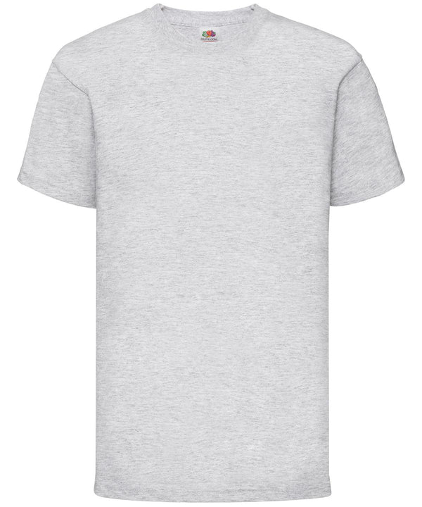 Heather Grey - Kids valueweight T T-Shirts Fruit of the Loom Back to Education, Junior, Must Haves, Price Lock, T-Shirts & Vests Schoolwear Centres