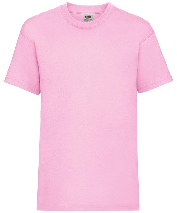 Light Pink - Kids valueweight T T-Shirts Fruit of the Loom Back to Education, Junior, Must Haves, Price Lock, T-Shirts & Vests Schoolwear Centres