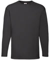 Black* - Valueweight long sleeve T T-Shirts Fruit of the Loom Must Haves, T-Shirts & Vests Schoolwear Centres