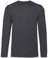 Dark Heather Grey - Valueweight long sleeve T T-Shirts Fruit of the Loom Must Haves, T-Shirts & Vests Schoolwear Centres