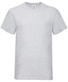 Heather Grey* - Valueweight v-neck T T-Shirts Fruit of the Loom Must Haves, T-Shirts & Vests Schoolwear Centres