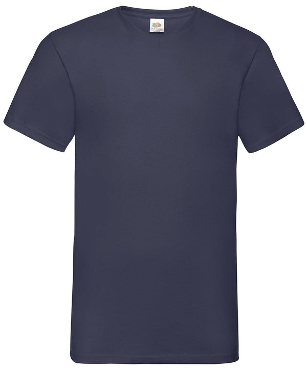 Navy* - Valueweight v-neck T T-Shirts Fruit of the Loom Must Haves, T-Shirts & Vests Schoolwear Centres