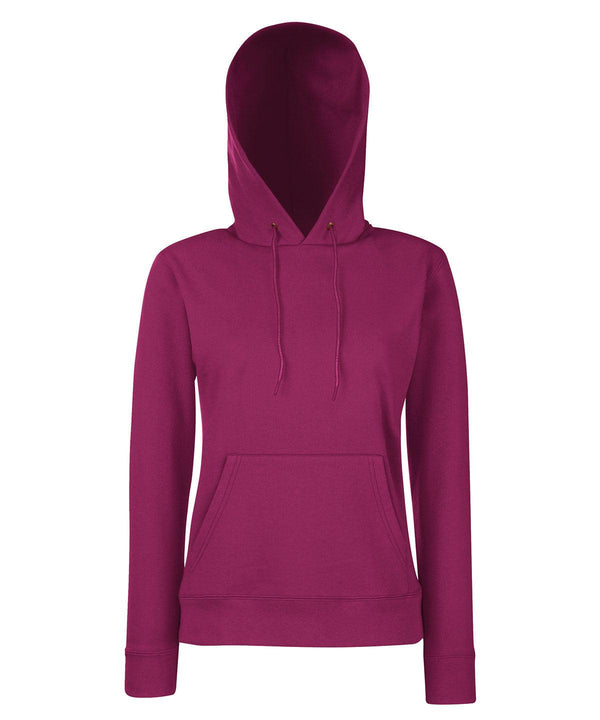 Burgundy - Women's Classic 80/20 hooded sweatshirt Hoodies Fruit of the Loom Home of the hoodie, Hoodies, Must Haves, Women's Fashion Schoolwear Centres