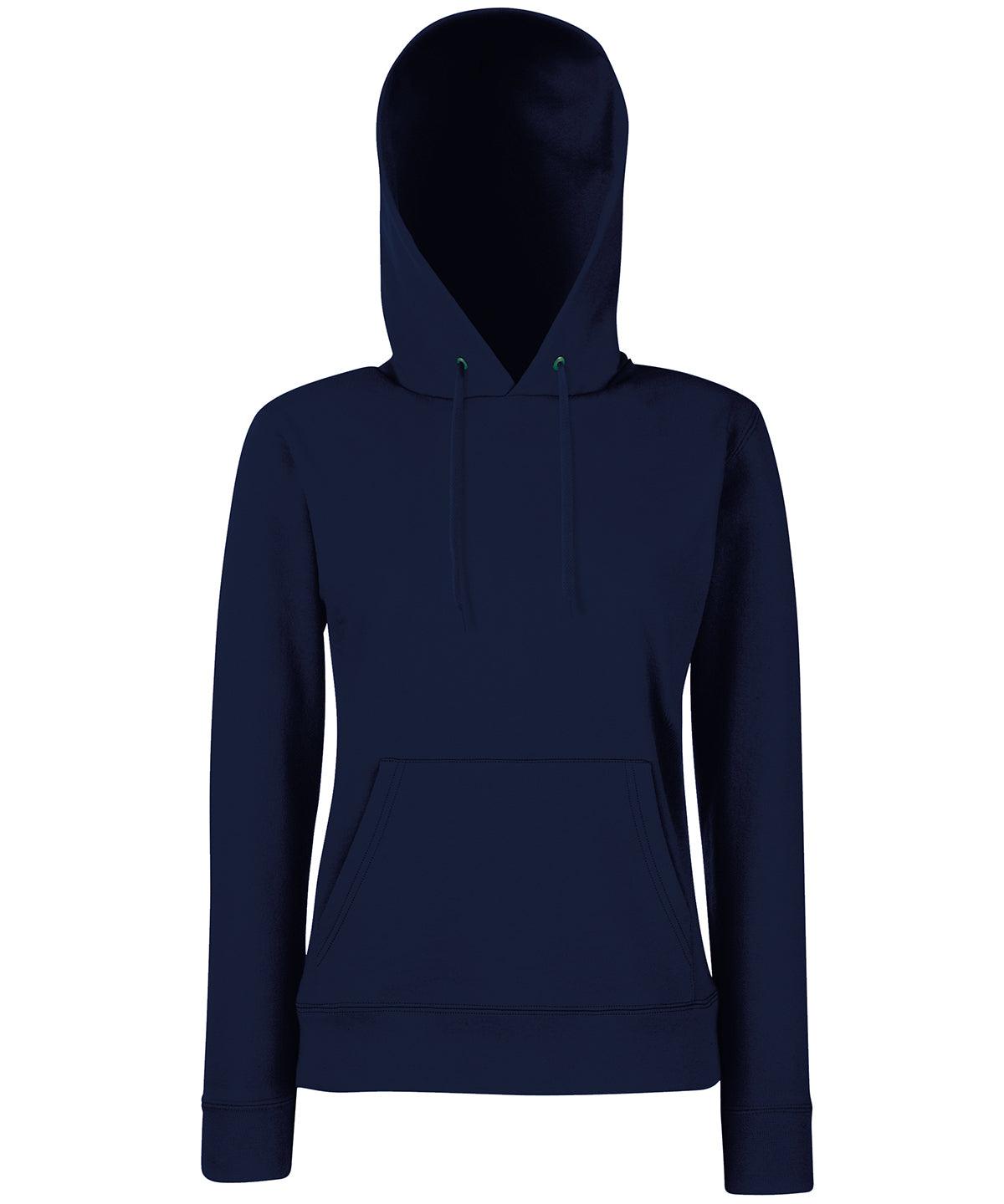 Deep Navy - Women's Classic 80/20 hooded sweatshirt Hoodies Fruit of the Loom Home of the hoodie, Hoodies, Must Haves, Women's Fashion Schoolwear Centres