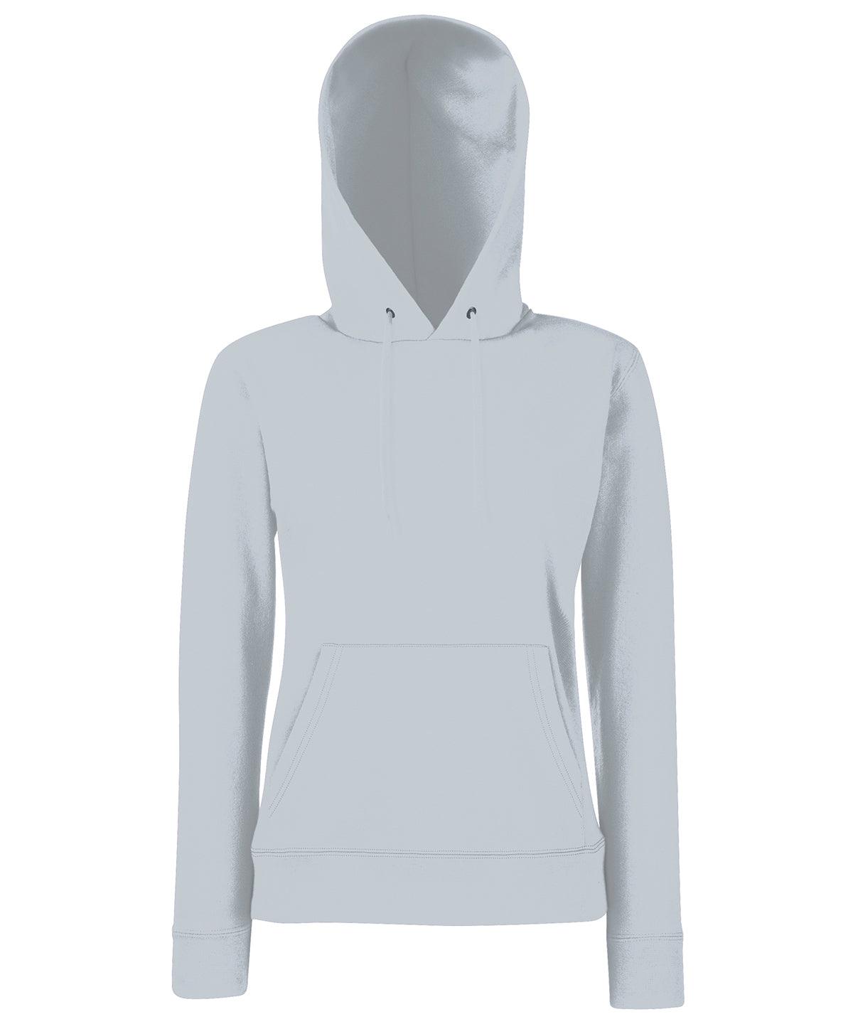 Heather Grey - Women's Classic 80/20 hooded sweatshirt Hoodies Fruit of the Loom Home of the hoodie, Hoodies, Must Haves, Women's Fashion Schoolwear Centres