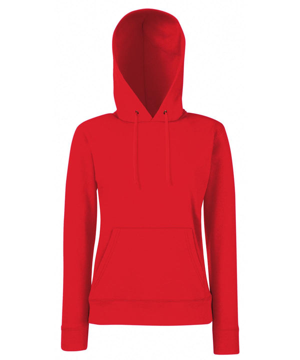 Red - Women's Classic 80/20 hooded sweatshirt Hoodies Fruit of the Loom Home of the hoodie, Hoodies, Must Haves, Women's Fashion Schoolwear Centres