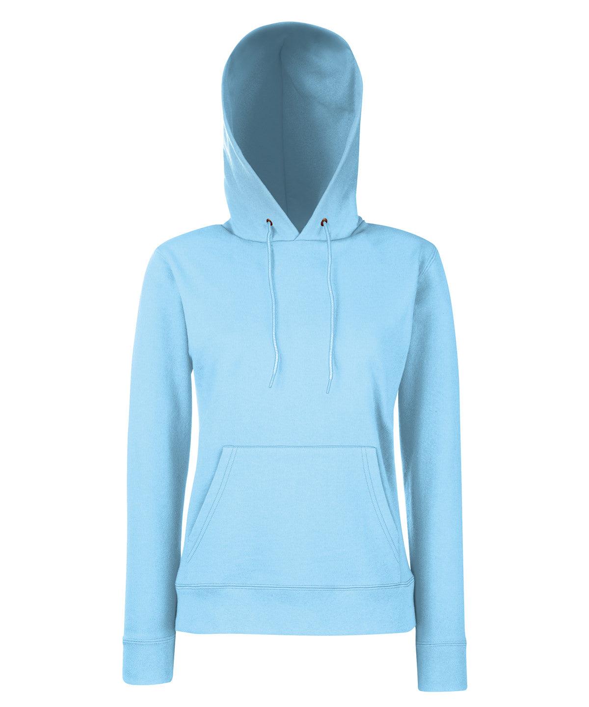 Sky Blue - Women's Classic 80/20 hooded sweatshirt Hoodies Fruit of the Loom Home of the hoodie, Hoodies, Must Haves, Women's Fashion Schoolwear Centres