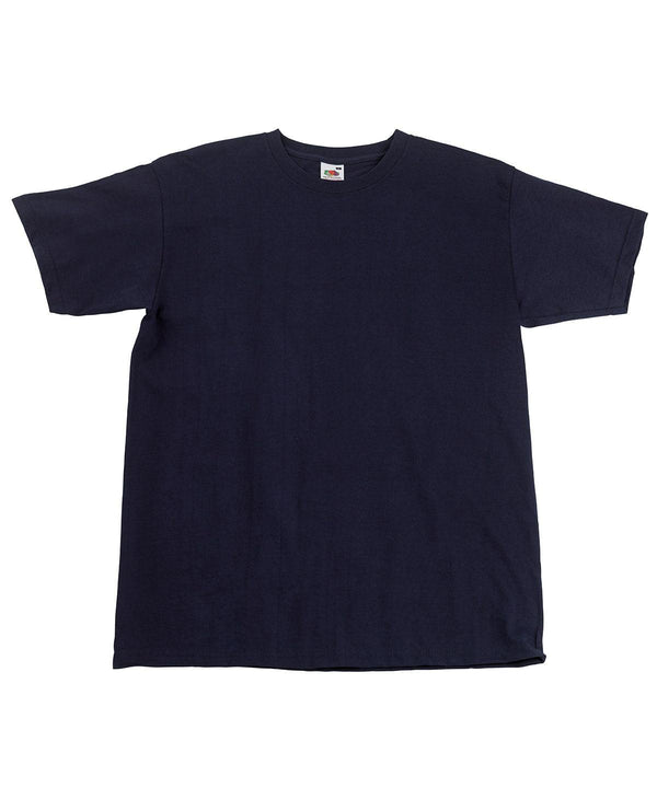 Deep Navy - Super premium T T-Shirts Fruit of the Loom Must Haves, Plus Sizes, Safe to wash at 60 degrees, T-Shirts & Vests, Tees safe to wash at 60 degrees Schoolwear Centres