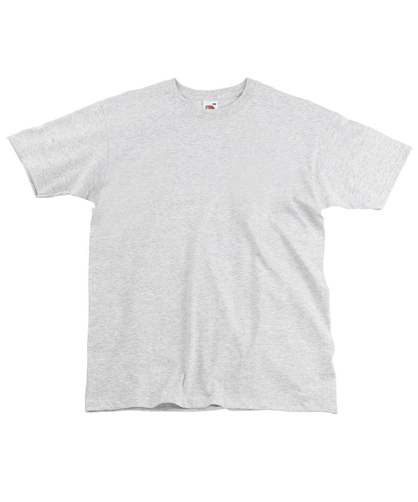 Heather Grey* - Super premium T T-Shirts Fruit of the Loom Must Haves, Plus Sizes, Safe to wash at 60 degrees, T-Shirts & Vests, Tees safe to wash at 60 degrees Schoolwear Centres