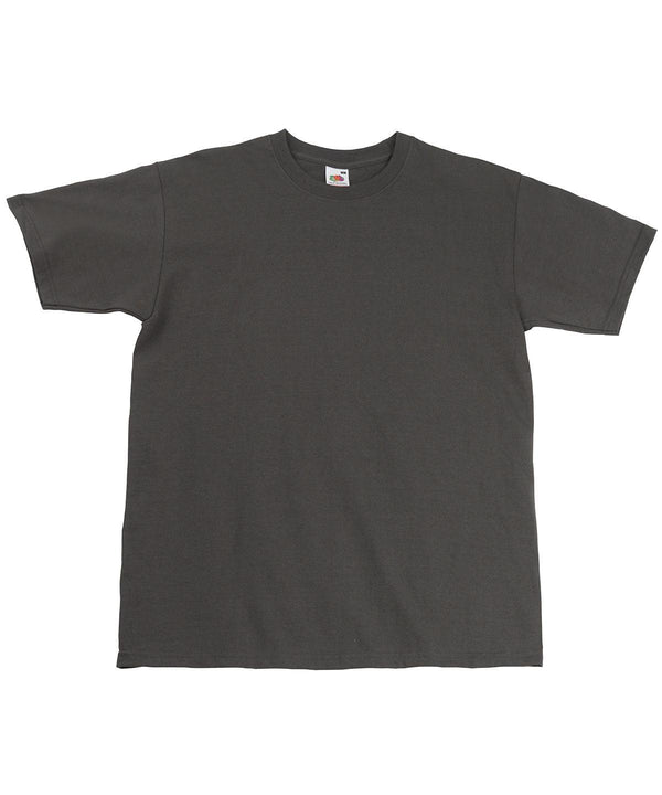 Light Graphite - Super premium T T-Shirts Fruit of the Loom Must Haves, Plus Sizes, Safe to wash at 60 degrees, T-Shirts & Vests, Tees safe to wash at 60 degrees Schoolwear Centres