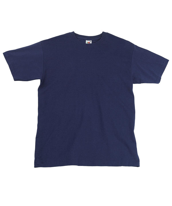 Navy* - Super premium T T-Shirts Fruit of the Loom Must Haves, Plus Sizes, Safe to wash at 60 degrees, T-Shirts & Vests, Tees safe to wash at 60 degrees Schoolwear Centres