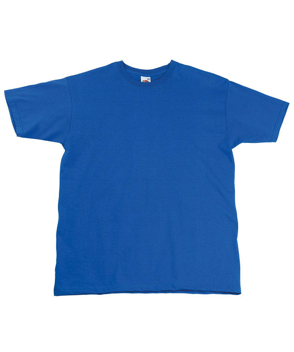 Royal Blue - Super premium T T-Shirts Fruit of the Loom Must Haves, Plus Sizes, Safe to wash at 60 degrees, T-Shirts & Vests, Tees safe to wash at 60 degrees Schoolwear Centres