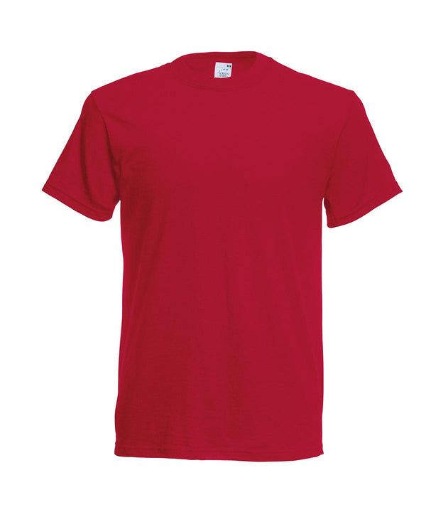 Autumn Red - Original T T-Shirts Fruit of the Loom 2022 Spring Edit, Must Haves, Plus Sizes, Price Lock, Raladeal - High Stock, T-Shirts & Vests Schoolwear Centres