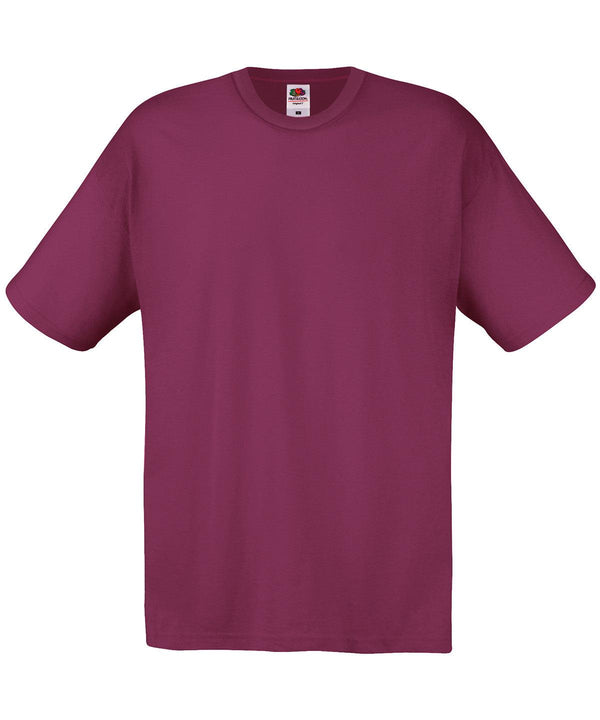 Brick Red - Original T T-Shirts Fruit of the Loom 2022 Spring Edit, Must Haves, Plus Sizes, Price Lock, Raladeal - High Stock, T-Shirts & Vests Schoolwear Centres