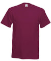 Burgundy - Original T T-Shirts Fruit of the Loom 2022 Spring Edit, Must Haves, Plus Sizes, Price Lock, Raladeal - High Stock, T-Shirts & Vests Schoolwear Centres