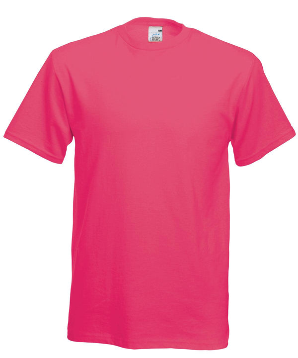 Fuchsia - Original T T-Shirts Fruit of the Loom 2022 Spring Edit, Must Haves, Plus Sizes, Price Lock, Raladeal - High Stock, T-Shirts & Vests Schoolwear Centres