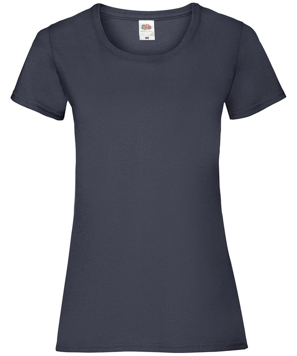 Deep Navy - Women's valueweight T T-Shirts Fruit of the Loom Must Haves, T-Shirts & Vests Schoolwear Centres