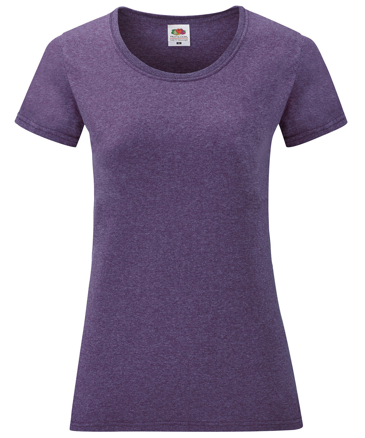 Heather Purple - Women's valueweight T T-Shirts Fruit of the Loom Must Haves, T-Shirts & Vests Schoolwear Centres