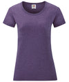 Heather Purple - Women's valueweight T T-Shirts Fruit of the Loom Must Haves, T-Shirts & Vests Schoolwear Centres