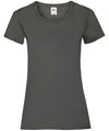 Light Graphite - Women's valueweight T T-Shirts Fruit of the Loom Must Haves, T-Shirts & Vests Schoolwear Centres