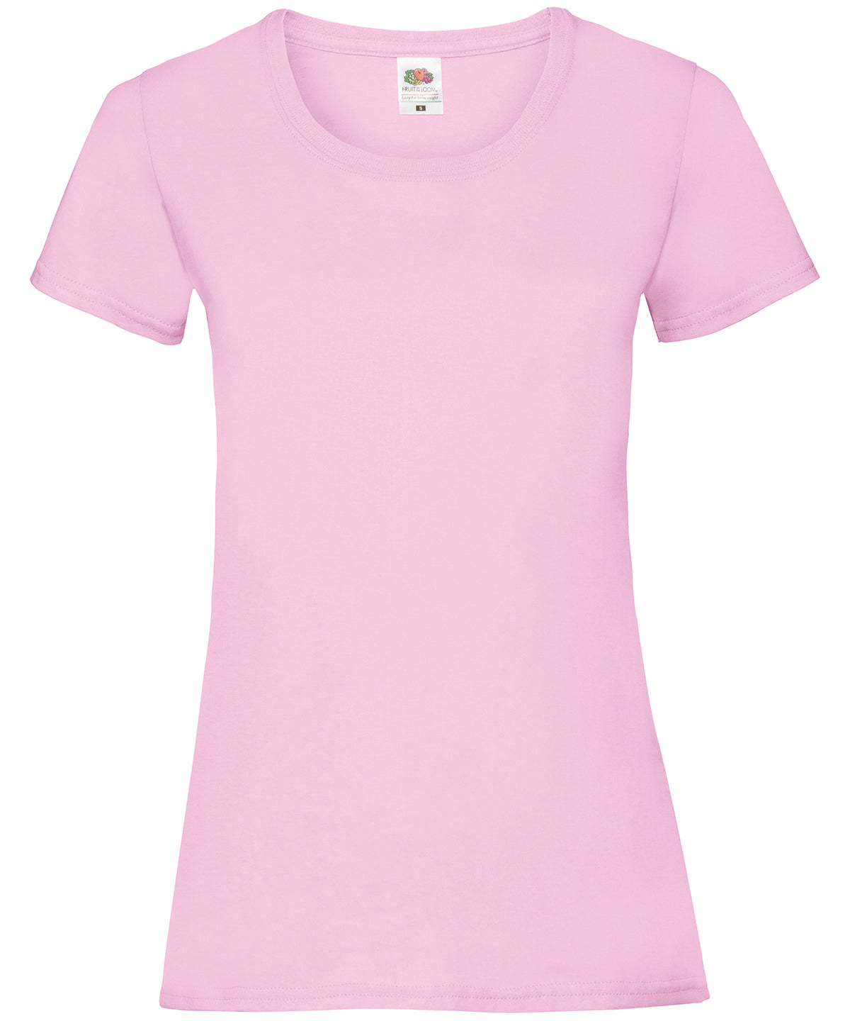 Light Pink - Women's valueweight T T-Shirts Fruit of the Loom Must Haves, T-Shirts & Vests Schoolwear Centres