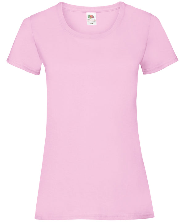 Light Pink - Women's valueweight T T-Shirts Fruit of the Loom Must Haves, T-Shirts & Vests Schoolwear Centres