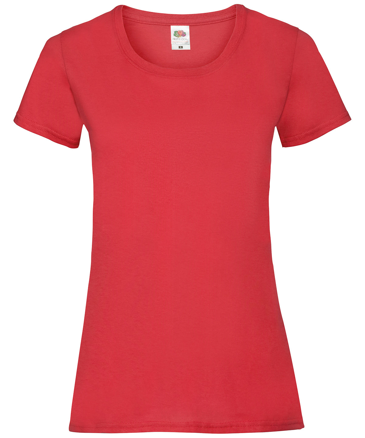 Red - Women's valueweight T T-Shirts Fruit of the Loom Must Haves, T-Shirts & Vests Schoolwear Centres