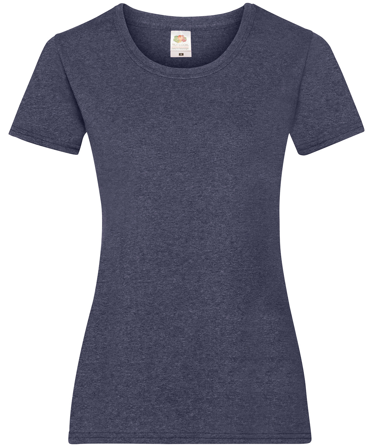 Vintage Heather Navy - Women's valueweight T T-Shirts Fruit of the Loom Must Haves, T-Shirts & Vests Schoolwear Centres