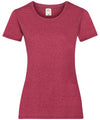 Vintage Heather Red - Women's valueweight T T-Shirts Fruit of the Loom Must Haves, T-Shirts & Vests Schoolwear Centres