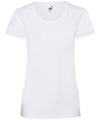 White - Women's valueweight T T-Shirts Fruit of the Loom Must Haves, T-Shirts & Vests Schoolwear Centres