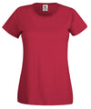 Brick Red - Women's original T T-Shirts Fruit of the Loom Must Haves, T-Shirts & Vests, Women's Fashion Schoolwear Centres