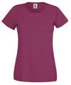 Burgundy - Women's original T T-Shirts Fruit of the Loom Must Haves, T-Shirts & Vests, Women's Fashion Schoolwear Centres