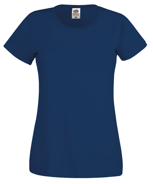 Navy - Women's original T T-Shirts Fruit of the Loom Must Haves, T-Shirts & Vests, Women's Fashion Schoolwear Centres