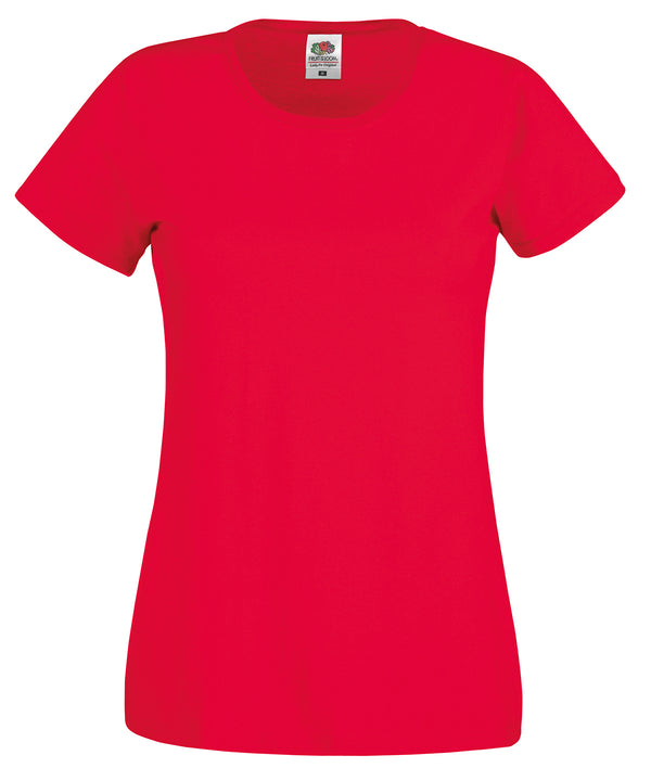 Red - Women's original T T-Shirts Fruit of the Loom Must Haves, T-Shirts & Vests, Women's Fashion Schoolwear Centres