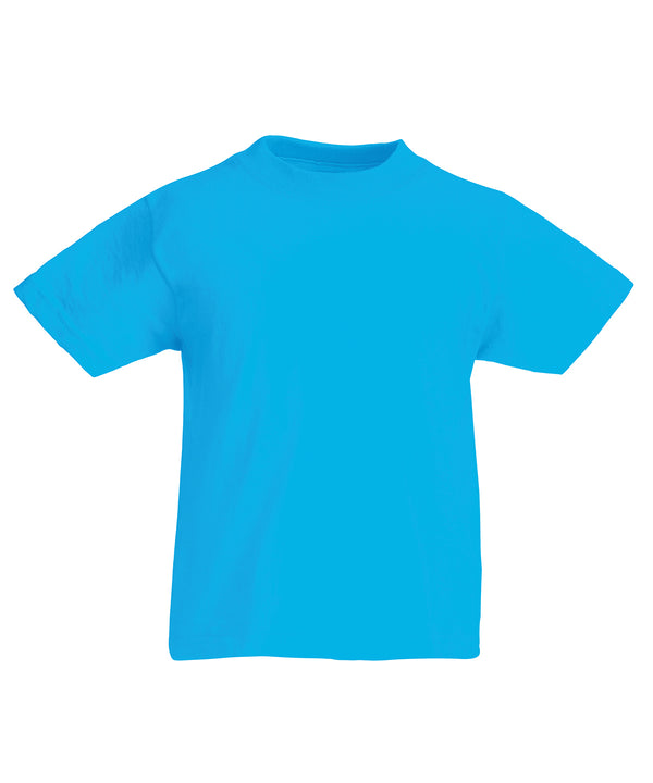 Azure Blue - Kids original T T-Shirts Fruit of the Loom Junior, Must Haves, T-Shirts & Vests Schoolwear Centres