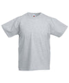 Heather Grey - Kids original T T-Shirts Fruit of the Loom Junior, Must Haves, T-Shirts & Vests Schoolwear Centres