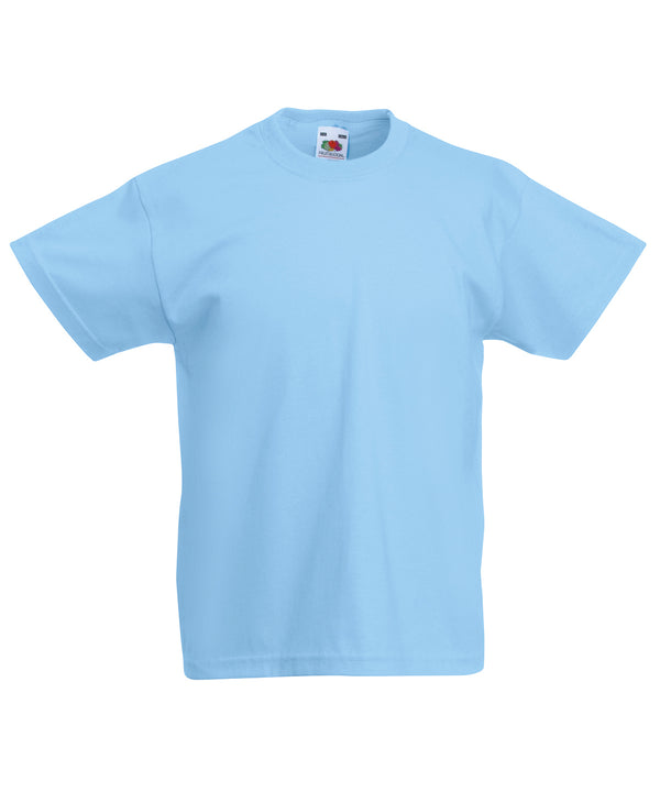 Sky Blue - Kids original T T-Shirts Fruit of the Loom Junior, Must Haves, T-Shirts & Vests Schoolwear Centres