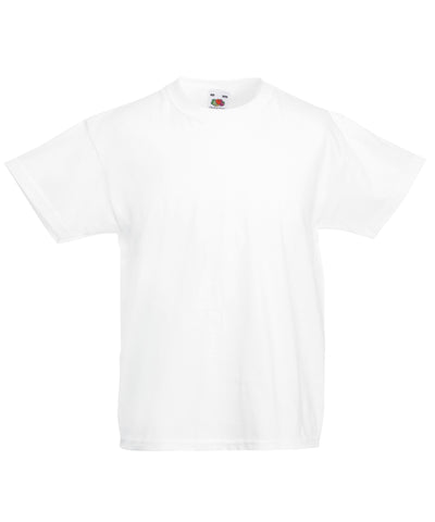 White - Kids original T T-Shirts Fruit of the Loom Junior, Must Haves, T-Shirts & Vests Schoolwear Centres