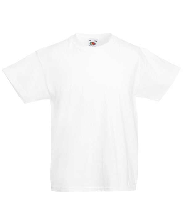 White - Kids original T T-Shirts Fruit of the Loom Junior, Must Haves, T-Shirts & Vests Schoolwear Centres