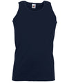 Deep Navy - Valueweight athletic vest Vests Fruit of the Loom Must Haves, T-Shirts & Vests Schoolwear Centres